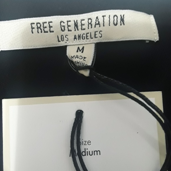 Free Generation Ruffled Satin Zip-Front Jacket - Picture 7 of 7